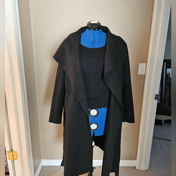 Lightweight shawl collar trench Coat - Picture 2 of 7